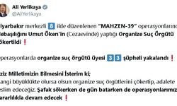 Diyarbakır merkezli organize suç örgütüne 8 ilde operasyon: 33 gözaltı