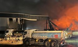 Fabrika yangınına Seyhan'dan anında müdahale