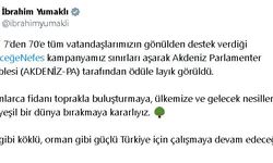 'Geleceğe Nefes Projesi', Akdeniz-PA Ödülü'ne layık görüldü