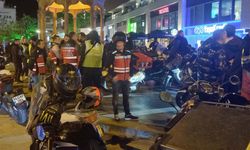 Motosikletli kuryeler Ata'nın ölümü sonrası eylem yaptı