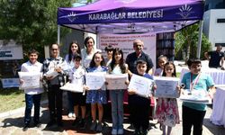 Başkan Kınay çocuklardan söz aldı