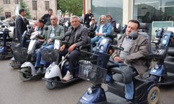 Engelli vatandaşlar, akülü araçlarına kavuştu
