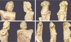 Aspendos Antik Kenti'nde 2 bin yıllık heykeller bulundu!