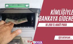 Kimliğiyle Bankaya Gidene 16.200 TL Nakit Para