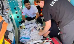 Akciğer hastası Solin bebek, ambulans uçakla İstanbul’a götürüldü