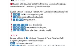 Bayram tatilinin 7'nci günü trafik kazalarında 13 kişi hayatını kaybetti