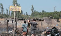 Sazlık yangınında 10 hektar alan zarar gördü