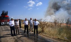 Anız yangınında 150 dönüm tarım alanı zarar gördü