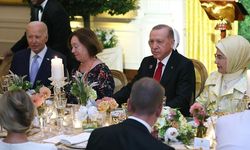 Cumhurbaşkanı Erdoğan ve eşi, ABD Başkanı Biden'ın verdiği resmi yemeğe katıldı