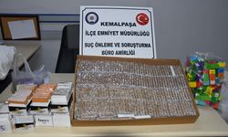 Kemalpaşa'daki kaçak sigara operasyonunda 3 gözaltı