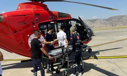 Ambulans helikopter, uykusundan uyanmayan 3 yaşındaki Eslem için havalandı