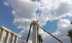 Aydın'da 35 metreden beton bloğun içine düşen işçi öldü