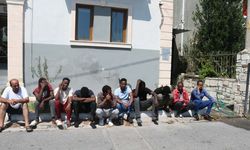 Foça açıklarında 20 kaçak göçmen yakalandı