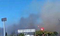 Urla'daki anız yangını korkuttu! Akaryakıt İstasyonuna Ramak Kala Kontrol Altına Alındı