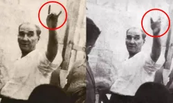 Atatürk'ün fotoğrafı montajlanarak bozkurt işaretiyle ilişkilendirildi!
