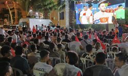 Menemen'de milli maç dev ekranda izlenecek