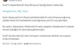 Dışişleri Sözcüsü Keçeli: İsrail, insanlığa karşı yeni bir suç işlemiştir