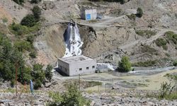 Amasya'da HES alanında heyelan