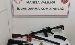 Manisa'da 4 ruhsatsız silah ruhsatsız silah ele geçirildi