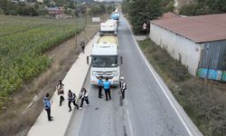 İstanbul- Arnavutköy'de hafriyat kamyonlarına denetim