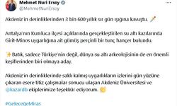 Su altı kazısında 3 bin 600 yıllık hançer bulundu