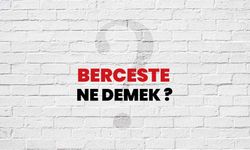 Berceste ne demek? TDK sözlük anlamı nedir?