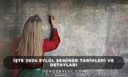 Öğretmen seminerleri online olacak! iİşte 2024 eylül seminer tarihleri ve detaylar!