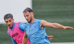 Trabzonspor, günün ikinci antrenmanında pas çalıştı