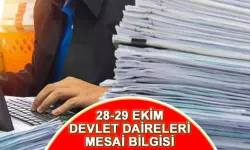 29 Ekim Cumhuriyet Bayramı: Kamu kurumlarının mesai saatleri ve çalışma düzeni