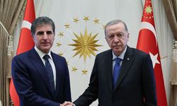 Erdoğan, Barzani ile Külliye'de görüştü