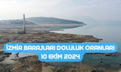 İzmir'de su krizi kapıda! İzmir barajları doluluk oranları 10 Ekim 2024