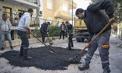 Bornova’da yol seferberliği