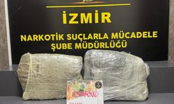 Valizinde 5 kilo 950 gram uyuşturucu bulunan yolcu gözaltında