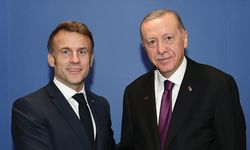 Cumhurbaşkanı Erdoğan, Macron ile görüştü