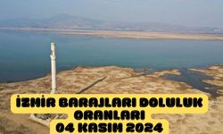 İzmir'de su krizi kapıda! İzmir barajları doluluk oranları 04 Kasım 2024