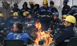 Çayırhan'da maden emekçileri direnişe devam