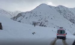 Hakkari'de köyde mahsur kalan Kazım amca kurtarıldı