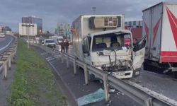 TEM otoyolunda zincirleme trafik kazası; 1 yaralı