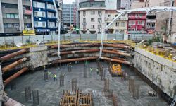 Konak’ın yeni hizmet binasında temel betonu atıldı