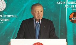 Erdoğan, Aydın-Denizli Otoyolu açılışında konuştu: 1 saatin altına iniyor