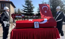 Kalp krizi geçirip şehit olan polis memuru için tören düzenlendi