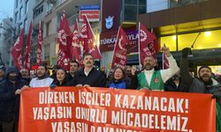 İzmir’in dör bir yanında direnişteki işçiler bir arada