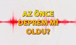 5.9 büyüklüğünde deprem!