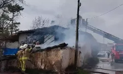 Bahçede ekmek yaparken az kalsın evi yakıyordu!