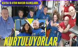 Uzayda mahsur kalan astronotlar kurtarılıyor