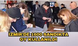 İzmir’de CHP ön seçimi: 1600 sandıkta oy kullanıldı