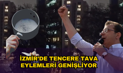 İzmir’in farklı ilçelerinde vatandaşlar balkon ve pencerelere çıkarak tava ve tencere çalıyor!