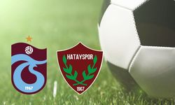 Trabzonspor ve Hatayspor maçı için ilk 11'ler belli oldu!