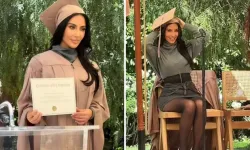 6 yılda eğitimini tamamlayan Kim Kardashian, sosyal medyada dalga konusu oldu....