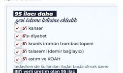 SGK 95 ilacı geri ödeme listesine aldı